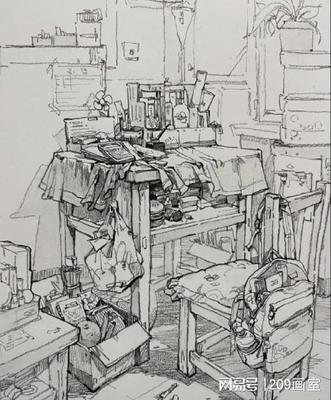 美術(shù)校考備戰(zhàn) 速寫(xiě)場(chǎng)景中的室外設(shè)施工程施工素材解析